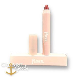 Floss. Lip Advocate - Your Honor - Berry Sheer Lip Tint Crayon Full Size Vegan